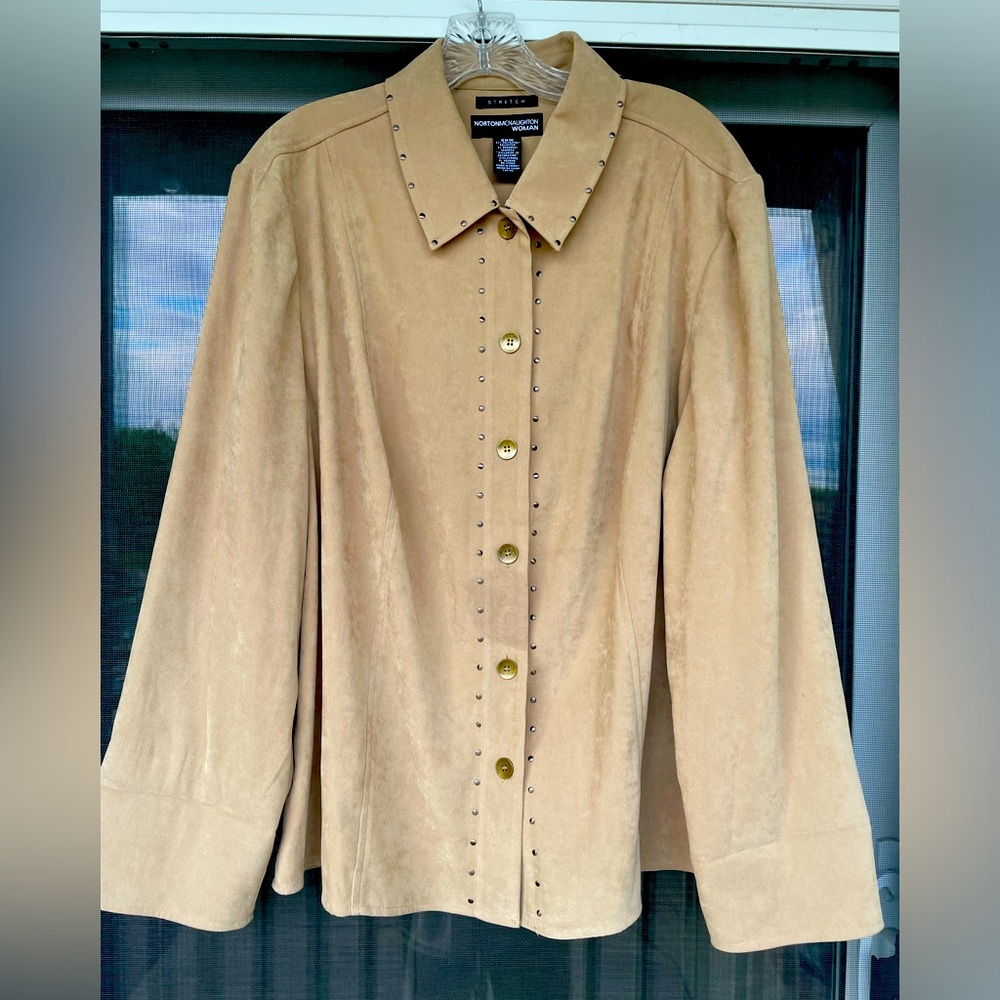 Faux Suede light jacket